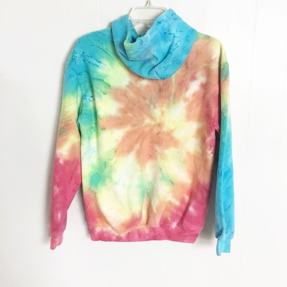 Authentic Jimi Hendrix Tie Dye Hoodie Womens M - Picture 3 of 4